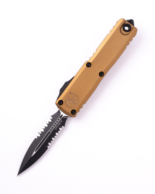 UTX-85 GEN IV D/E BLACK PART SERRATE TAN (12324-2TA)