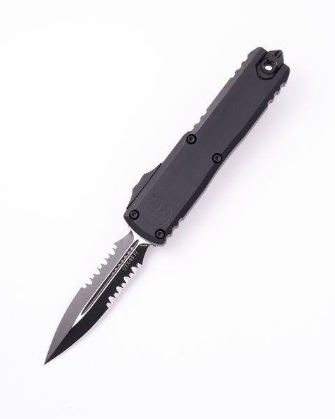 UTX-85® GEN IV D/E PARTIAL SERRRATED BLACK TATICAL (12324-2T