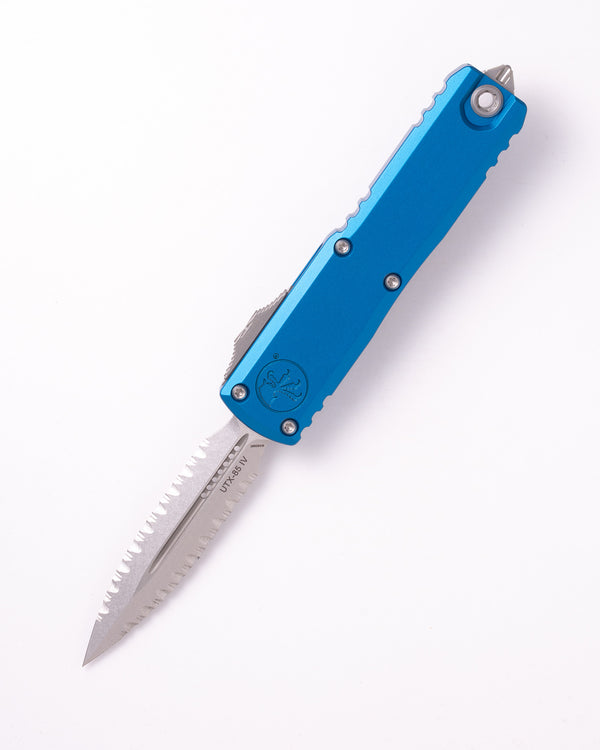 UTX-85® D/E Gen IV Stonewash Double Full Serrate Blue (12324-D12BL)
