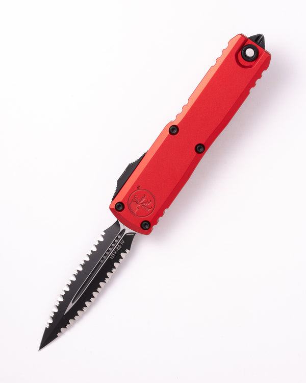 UTX-85® D/E Black Double Full Serrated Red (12324-D3RD)