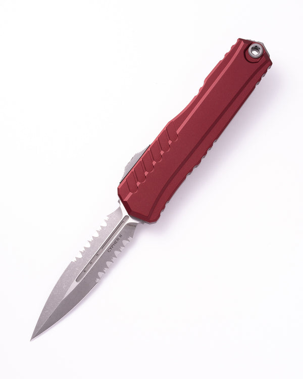 CYPHER II D/E APOCALYPTIC PART SERRATE MERLOT (1242-11APMR)
