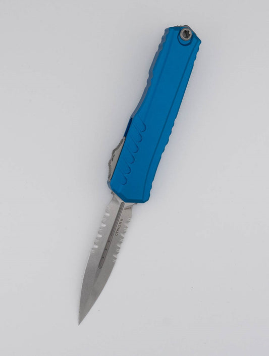 CYPHER II D/E STONEWASH PART SERRATE BLUE (1242-11BL)