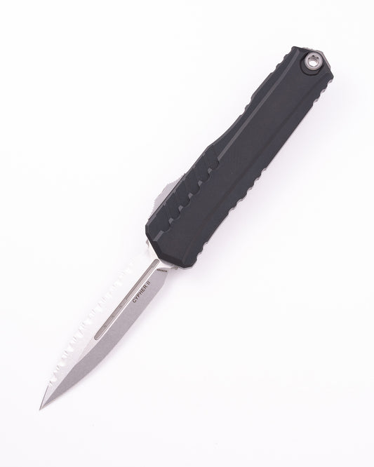 Cypher® II D/E Stonewash Full Serrated (1242-12)