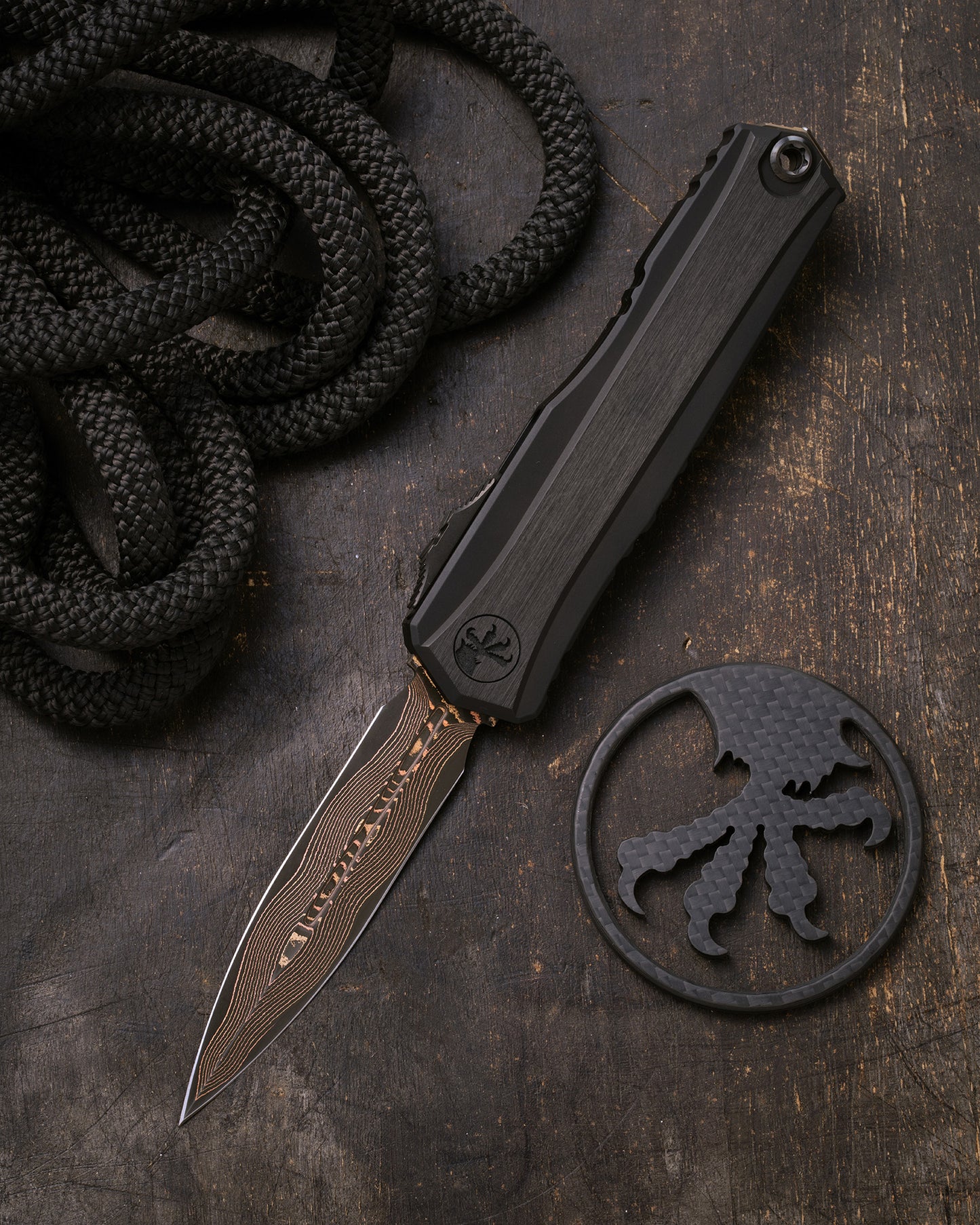 CYPHER II D/E BAKER FORGED COPPERMAI DAMHEFTED AIRCRAFT ALLOY DLC HARD CUT HW & BRONZE TIT ACCENT