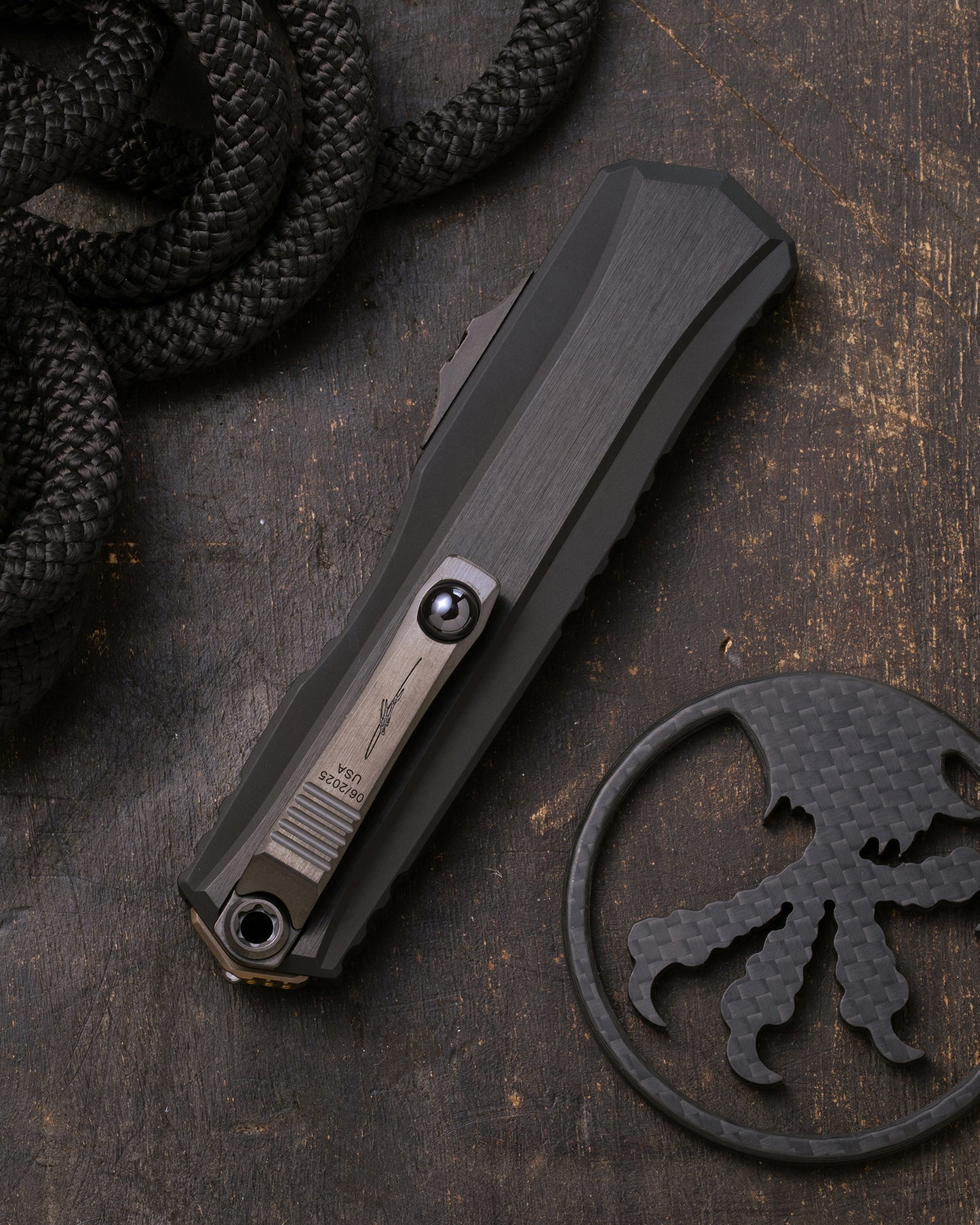 CYPHER II D/E BAKER FORGED COPPERMAI DAMHEFTED AIRCRAFT ALLOY DLC HARD CUT HW & BRONZE TIT ACCENT