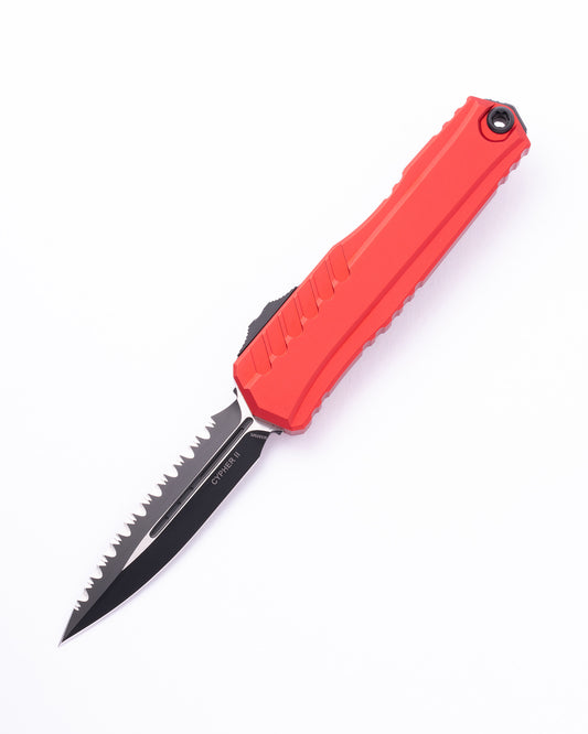 CYPHER II D/E BLACK FULL SERRATE RED (1242-3RD)