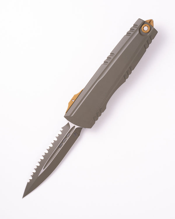 Luminary ZBP D/E Signature Series Moss Green Full Serrated Tritium Button Insert (1270-3MGS-C21Z26)