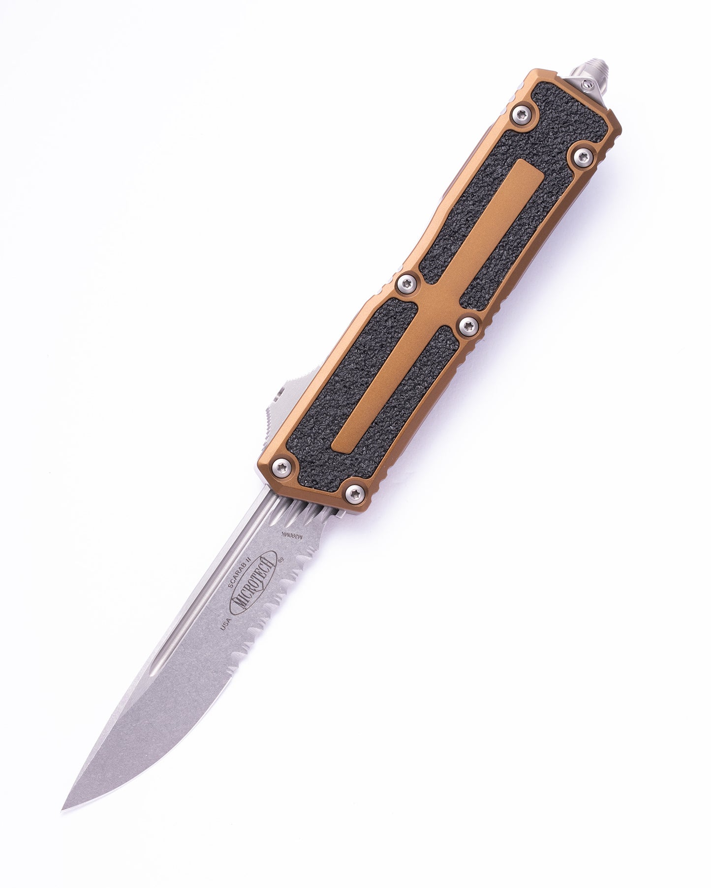 Scarab® II S/E Gen III Tan Stonewash Partial Serrated (1278-11TA)
