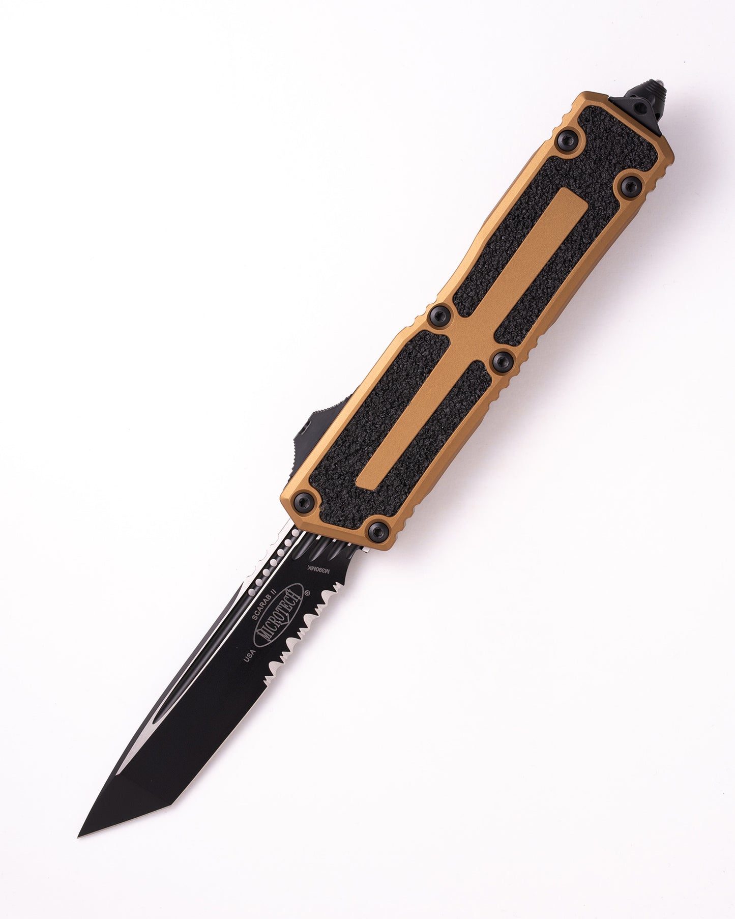 SCARAB® II GEN III T/E BLACK PARTIAL SERRATED TAN (1279-2TA)