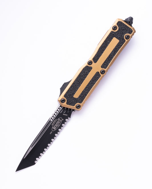 SCARAB II GEN III T/E BLACK FULL SERRATE TAN (1279-3TA)