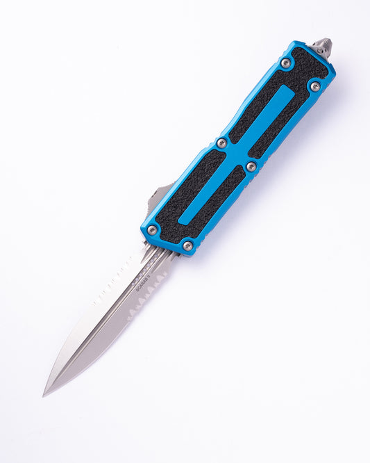 SCARAB II GEN III D/E STONEWASH PART SERRATE BLUE (1280-11BL)