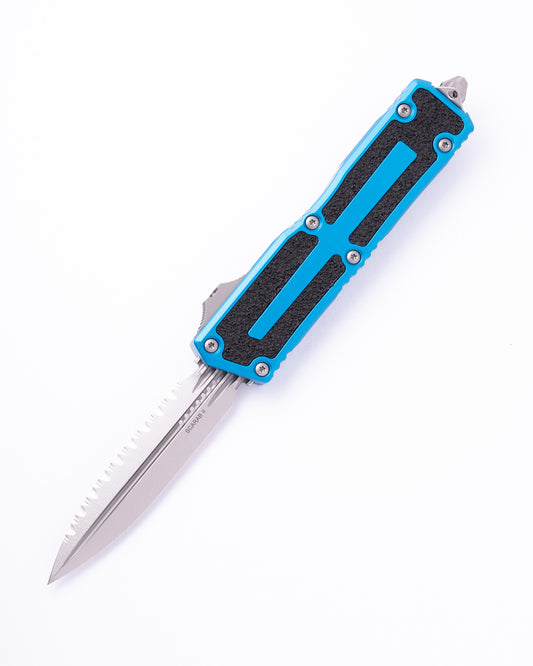 SCARAB II GEN III D/E STONEWASH FULL SERRATE BLUE (1280-12BL)
