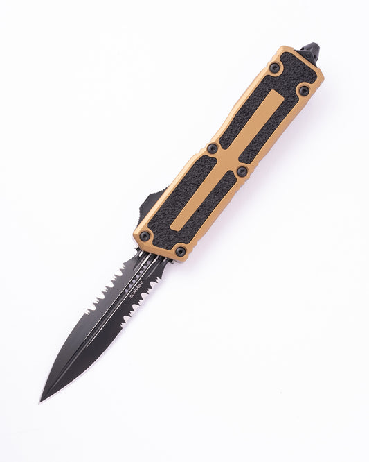SCARAB II GEN III D/E BLACK PART SERRATE TAN (1280-2TA)