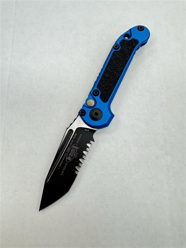 LUDT GEN III T/E BLACK PART SERRATE BLUE (1136-2BL)
