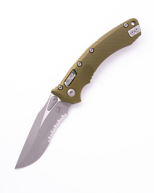 Amphibian® - RAM-LOK™ S/E Fluted OD Green Apocalyptic® Partial Serrated (137RL-11APFLOD)