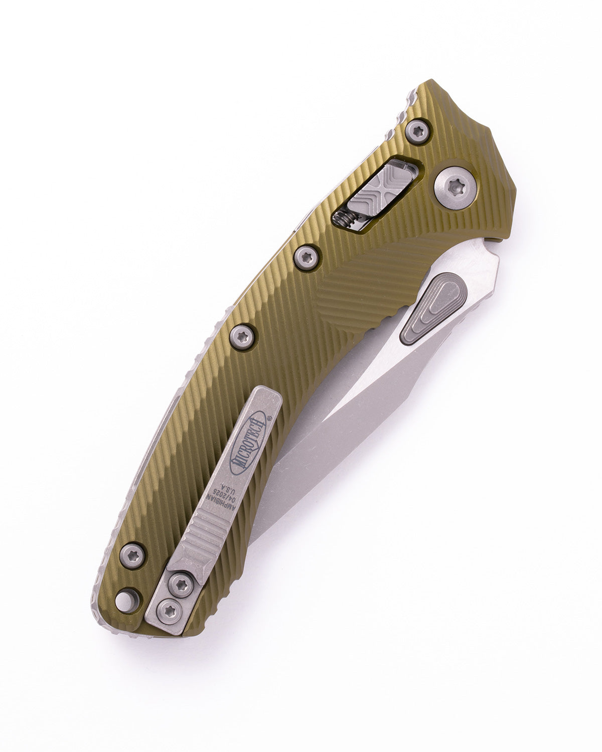 Amphibian® - RAM-LOK™ S/E Fluted OD Green Apocalyptic® Partial Serrated (137RL-11APFLOD)