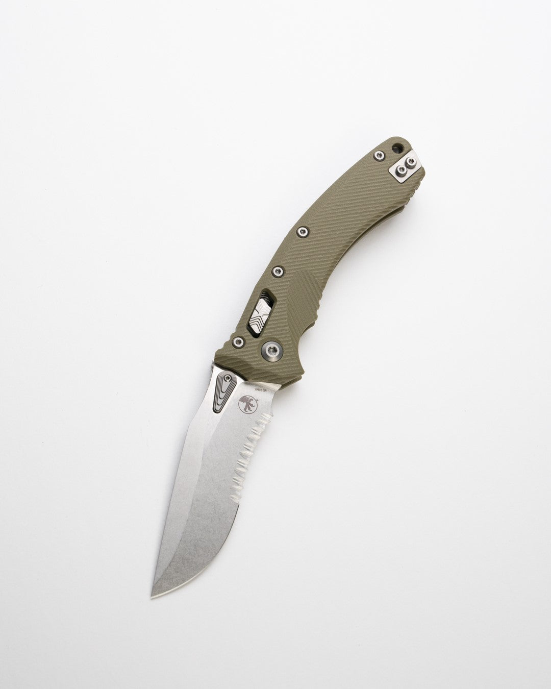 AMPHIBIAN RAM-LOK STW PART SERR FLUTED OLIVE DRAB G10 (137RL-11FLGTOD)