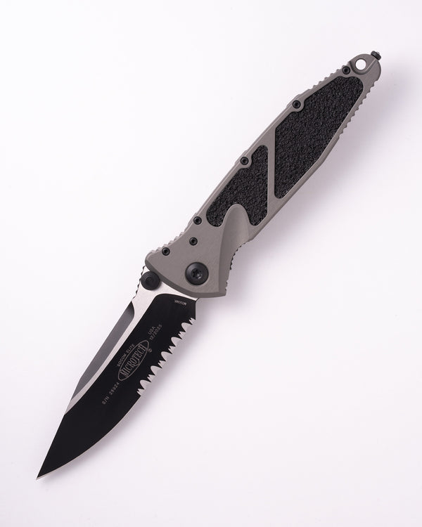 SOCOM ELITE MANUAL S/E BLACK PART SERRATE NATURAL CLEAR (160-2NC)