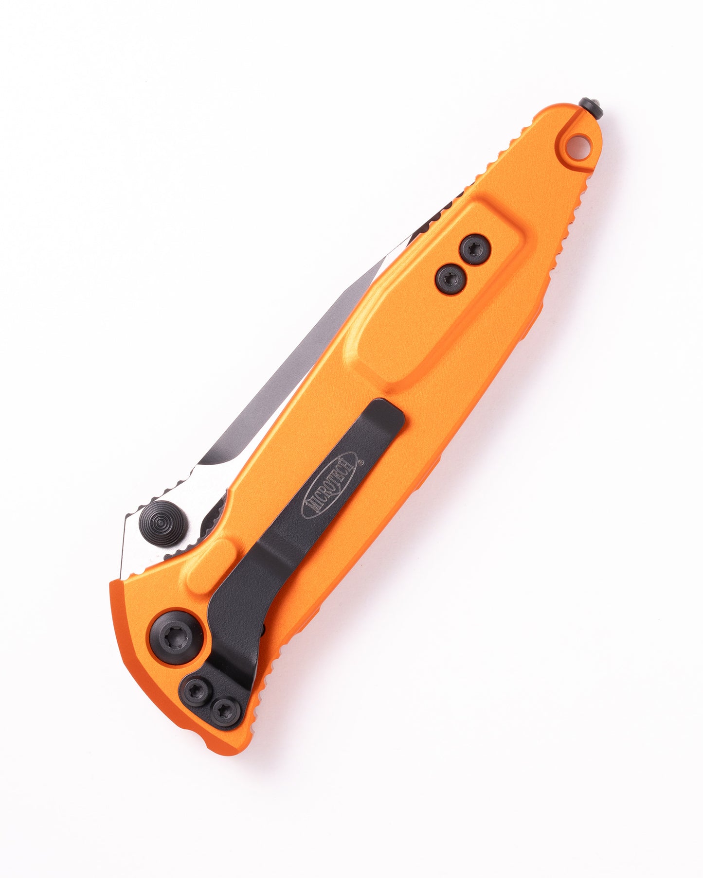 SOCOM ELITE MANUAL S/E BLACK PART SERRATE ORANGE (160-2OR)