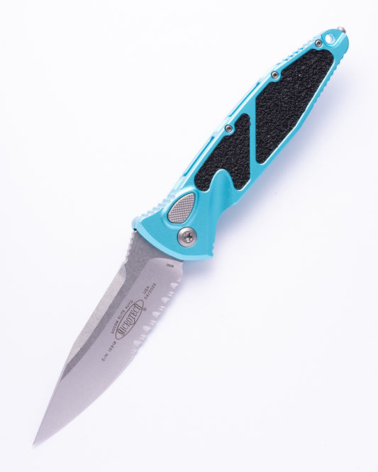 Socom Elite® Auto S/E Turquoise Stonewash Partial Serrated (160A-11TQ)