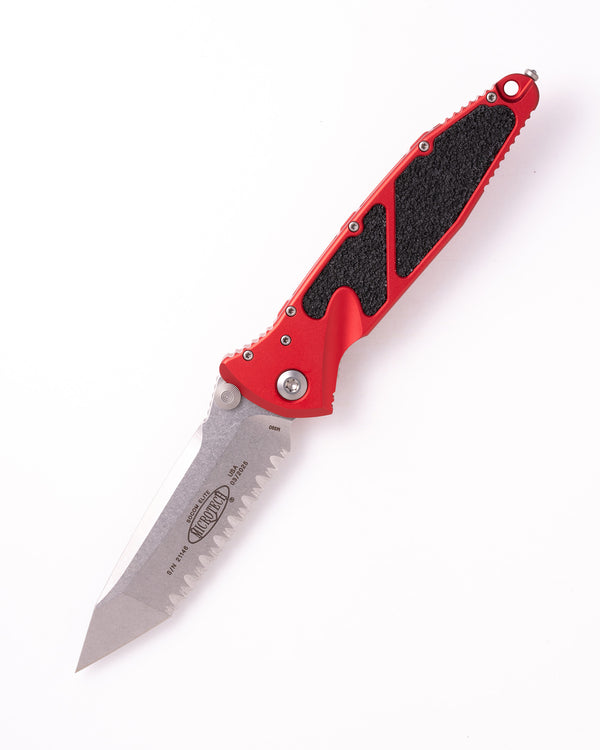 SOCOM ELITE T/E STONEWASH FULL SERRATE RED (161-12RD)