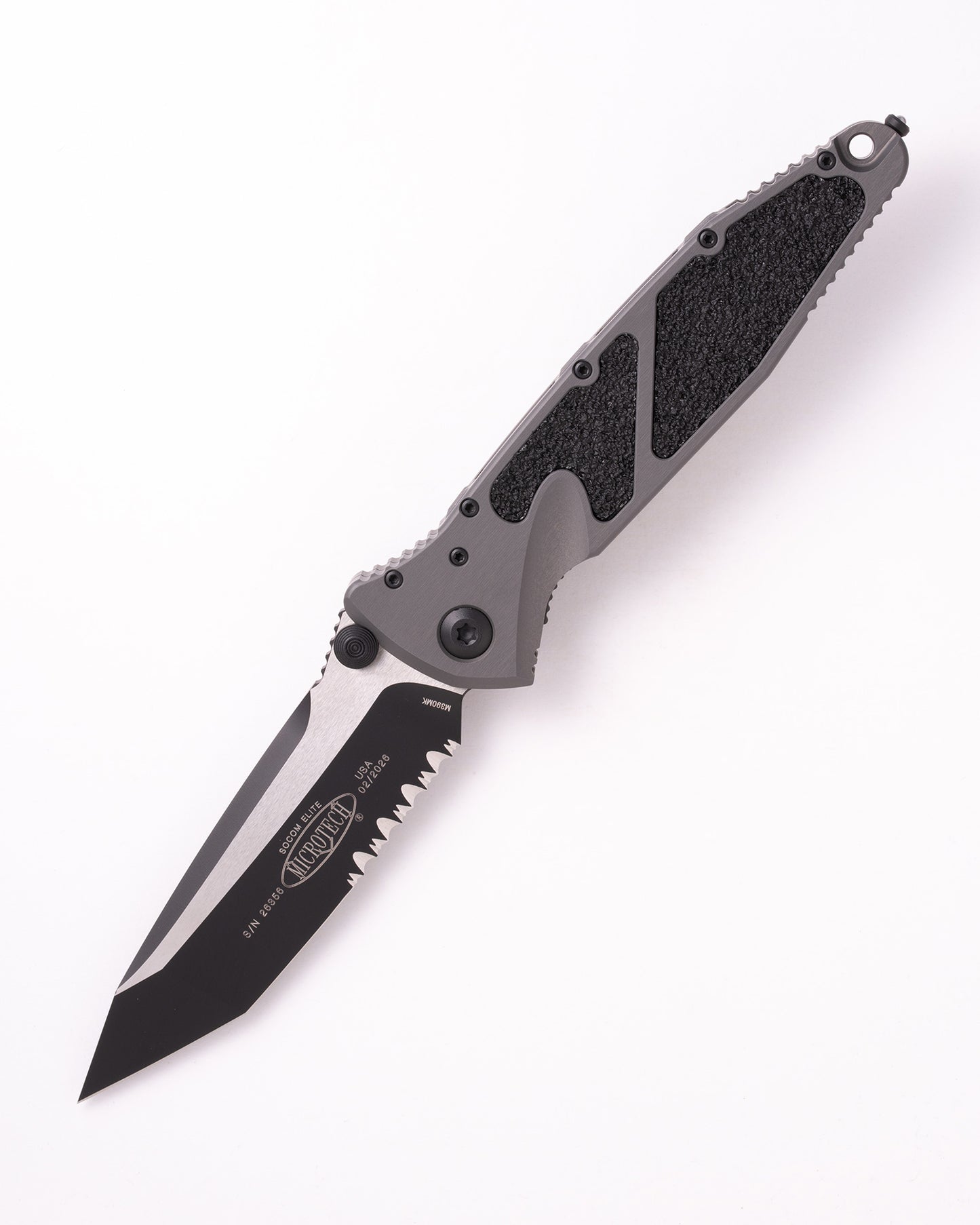SOCOM® Elite Manual T/E BLACK Partial Serrated NATURAL CLEAR (161-2NC)