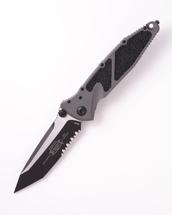 SOCOM® Elite Manual T/E BLACK Partial Serrated NATURAL CLEAR (161-2NC)