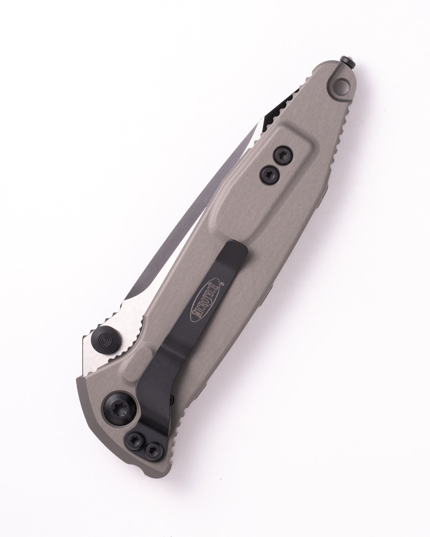 SOCOM® Elite Manual T/E Black Full Serrate Natural Clear (161-3NC)