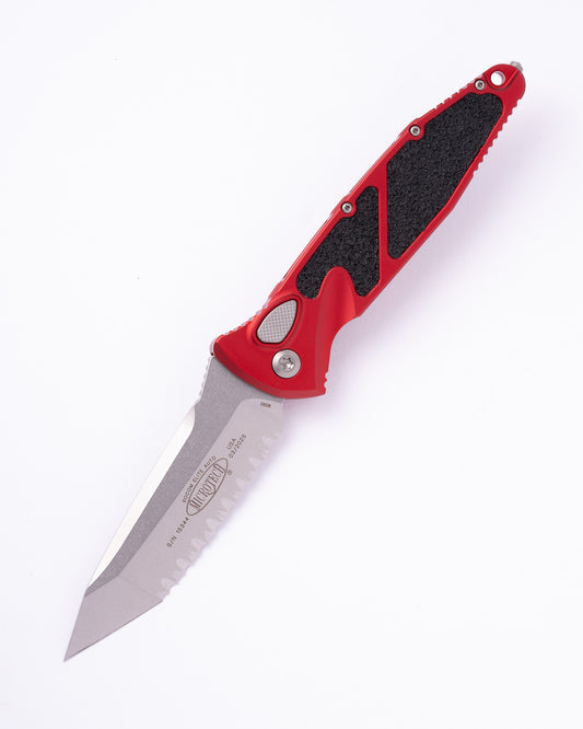 SOCOM ELITE AUTO T/E STONEWASH FULL SERRATE RED (161A-12RD)