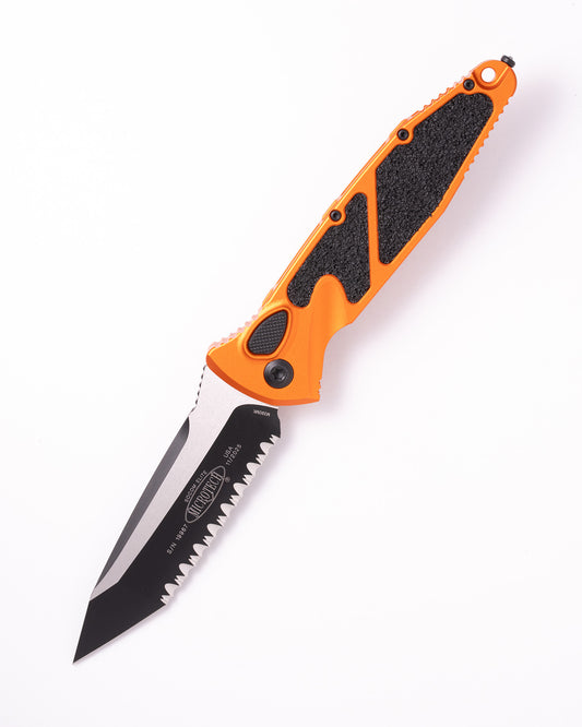 SOCOM ELITE AUTO T/E BLACK FULL SERRATE ORANGE (161A-3OR)