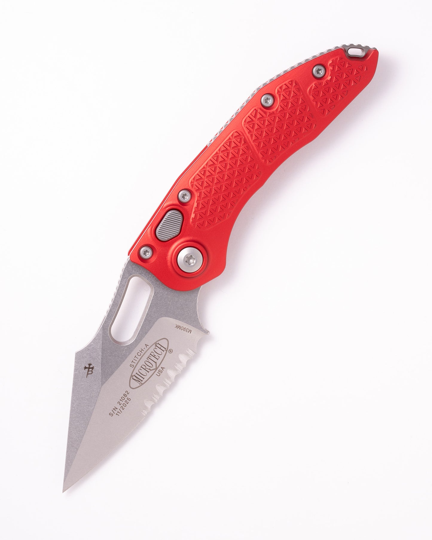 Stitch Auto S/E Stonewash Part Serrate Red (169-11RD)