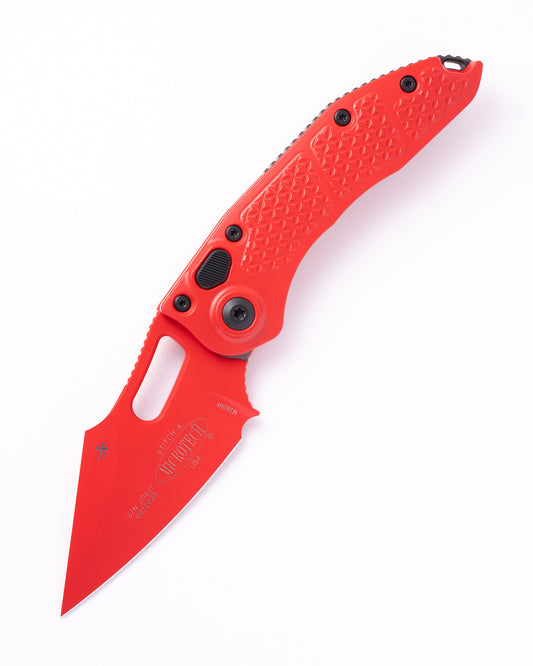 STITCH S/E STANDARD CERAKOTE RED HANDLE AND BLADE W/ BLK HARDWARE (169-1RD-X5Z4)