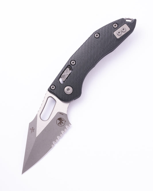 Stitch RAM-LOK™ Black Fluted G10 Apocalyptic Partial Serrated (169RL-11APFLGTBK)