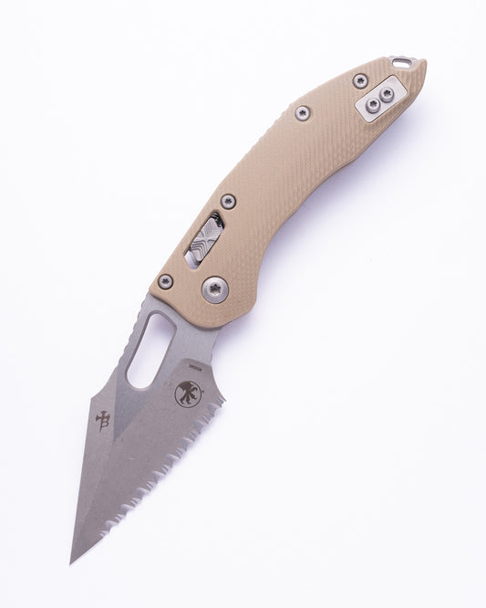 STITCH RAM-LOK APOC FLUTED G-10 TAN FULL SERRATE (169RL-12APFLGTTA)