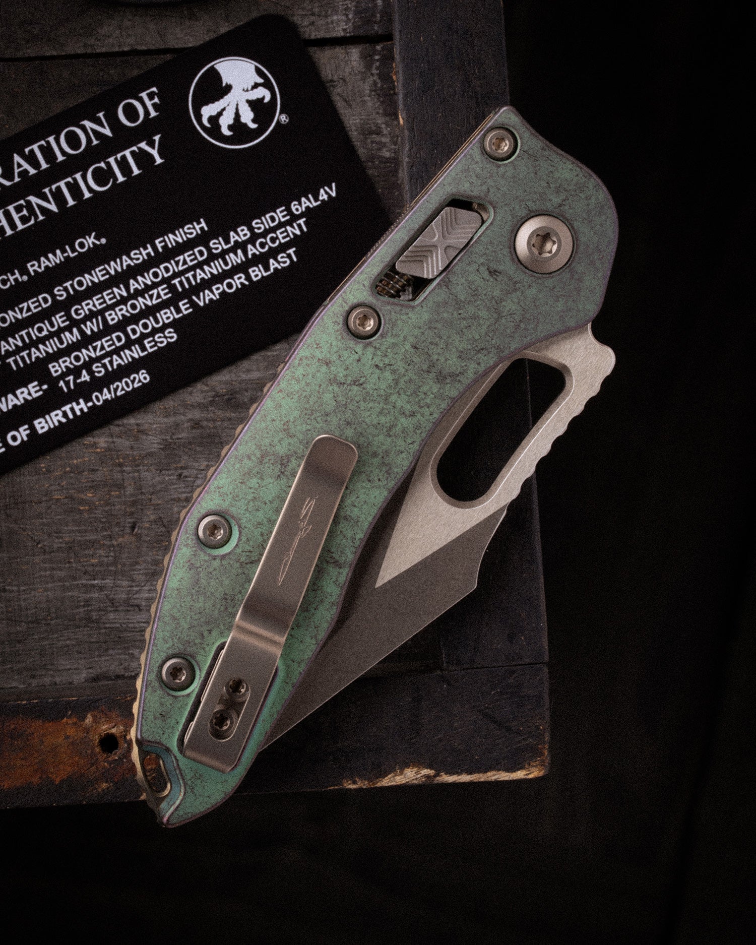 Stitch RAM-LOK™ Marfione Select Bronzed Stonewash Finish Antique