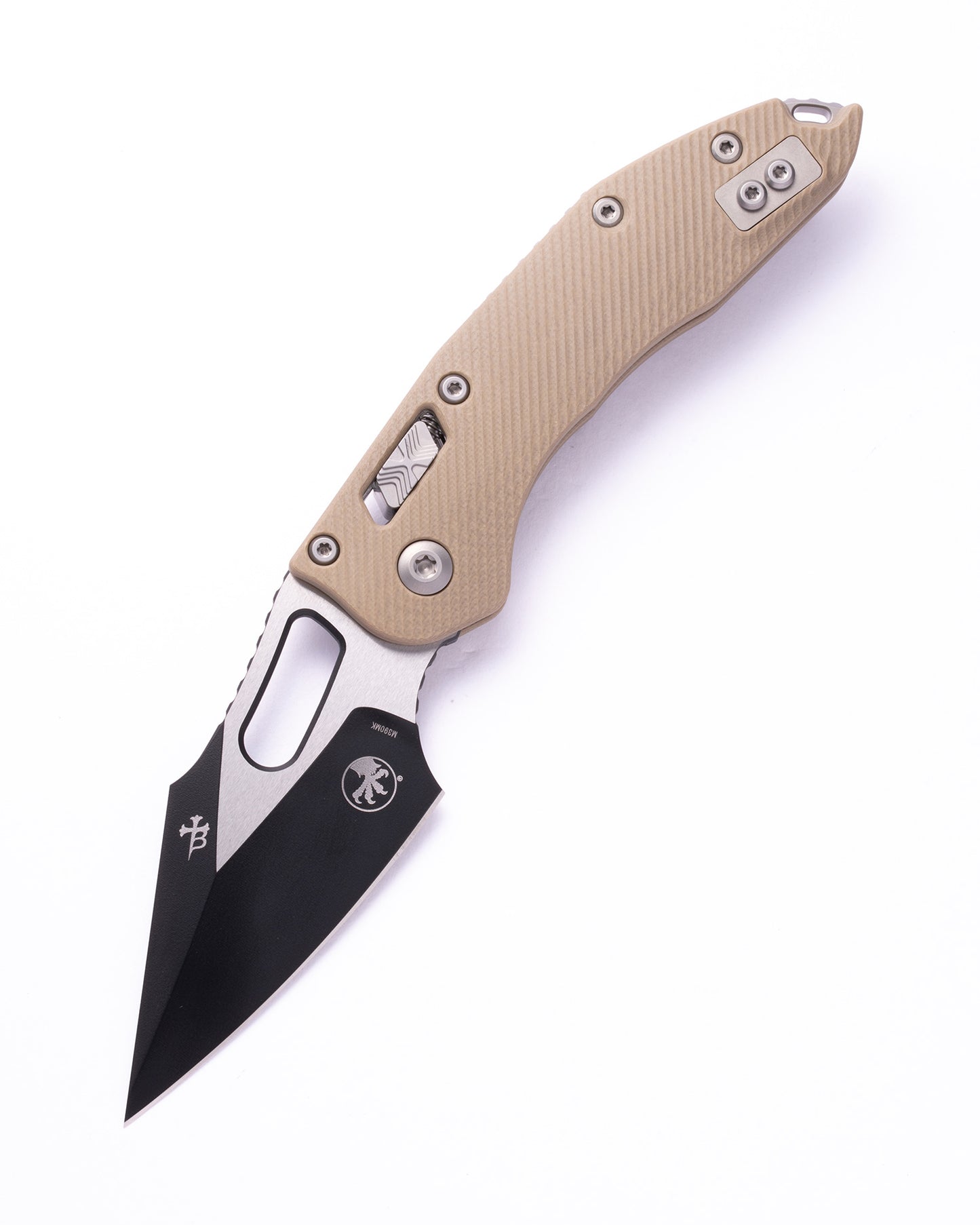 STITCH S/E RAM - LOK BLK PAINTED BLADE FLUTED G-10 TAN STD (169RL-1FLGTTA)