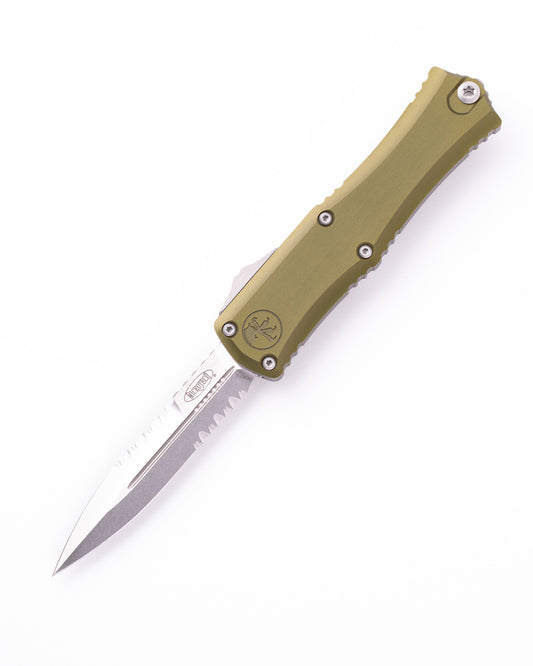 Hera® II Mini Bayonet Stonewash Partial Serrate OD Green (1701M-11OD)