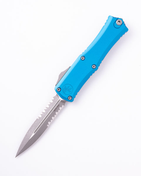 ♡ PELLICULE satin gather mini op blue Hera® II Mini D/E Apocalyptic® Partial Serrated Blue (1702M-11APBL