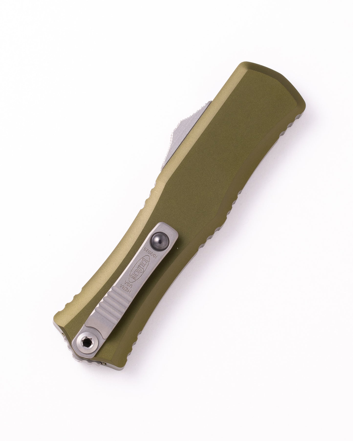 Hera® II Mini D/E Stonewash Part Serrate OD Green (1702M-11OD)