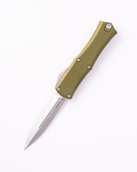 Hera® II Mini D/E Stonewash Full Serrate OD Green (1702M-12OD)
