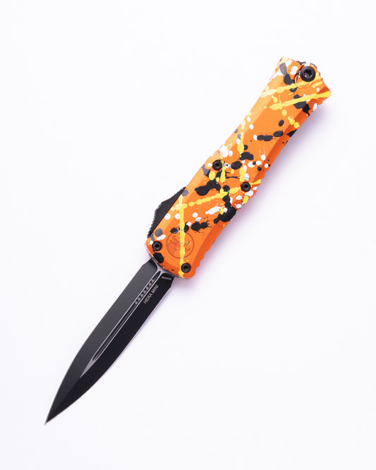 Hera® II Mini D/E Orange Standard Black, White, and Corvette Yellow Splatter (1702M-1ORBKWHCYSPL)