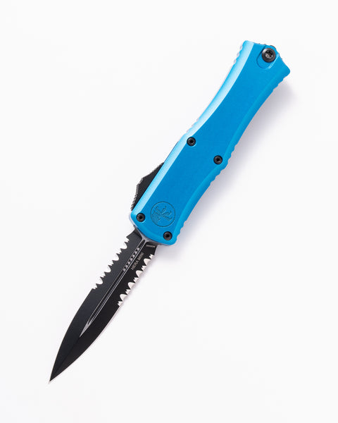 Hera® II Mini D/E Black Partial Serrated Blue (1702M-2BL) – MTK Inc.