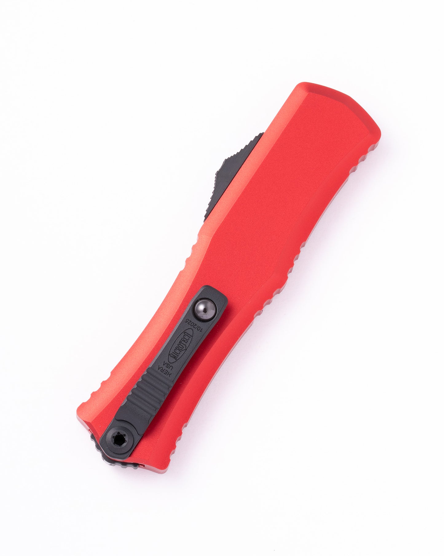 Hera® II Mini D/E Black Partial Serrate Red (1702M-2RD)