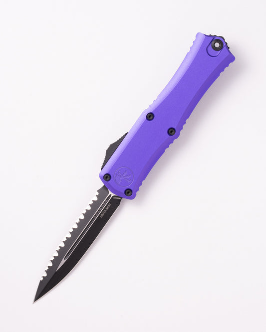 Hera® Mini D/E BLACK FULL SERRATE PURPLE (1702M-3PU)