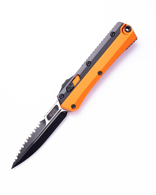 GLYKON BAYONET BLACK PART SERRATE ORANGE (184-2OR)