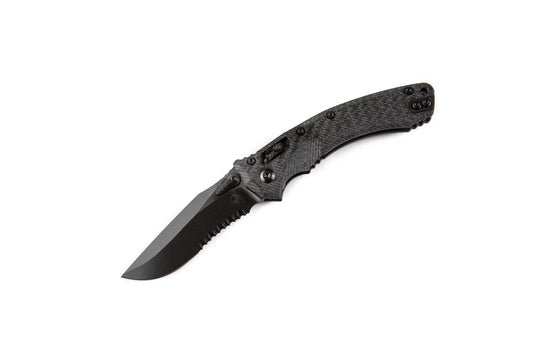 Signature Series Amphibian RAM-LOK™ S/E Fluted Carbon Fiber DLC Partial Serrated (137RL-2DLCTFLCFS)