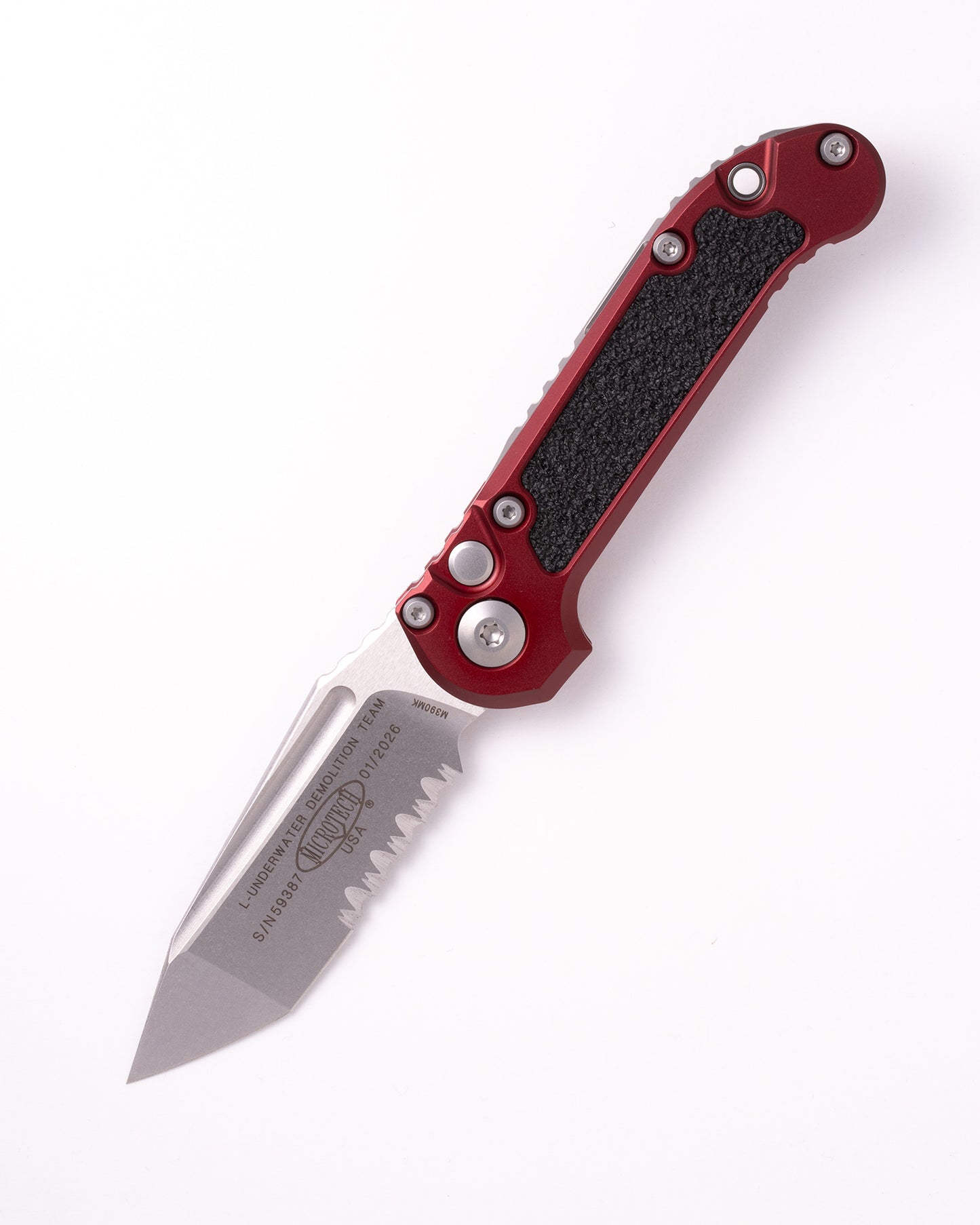 L.U.D.T.® T/E Gen III Stonewash Partial Serrated Merlot (1136-11MR)