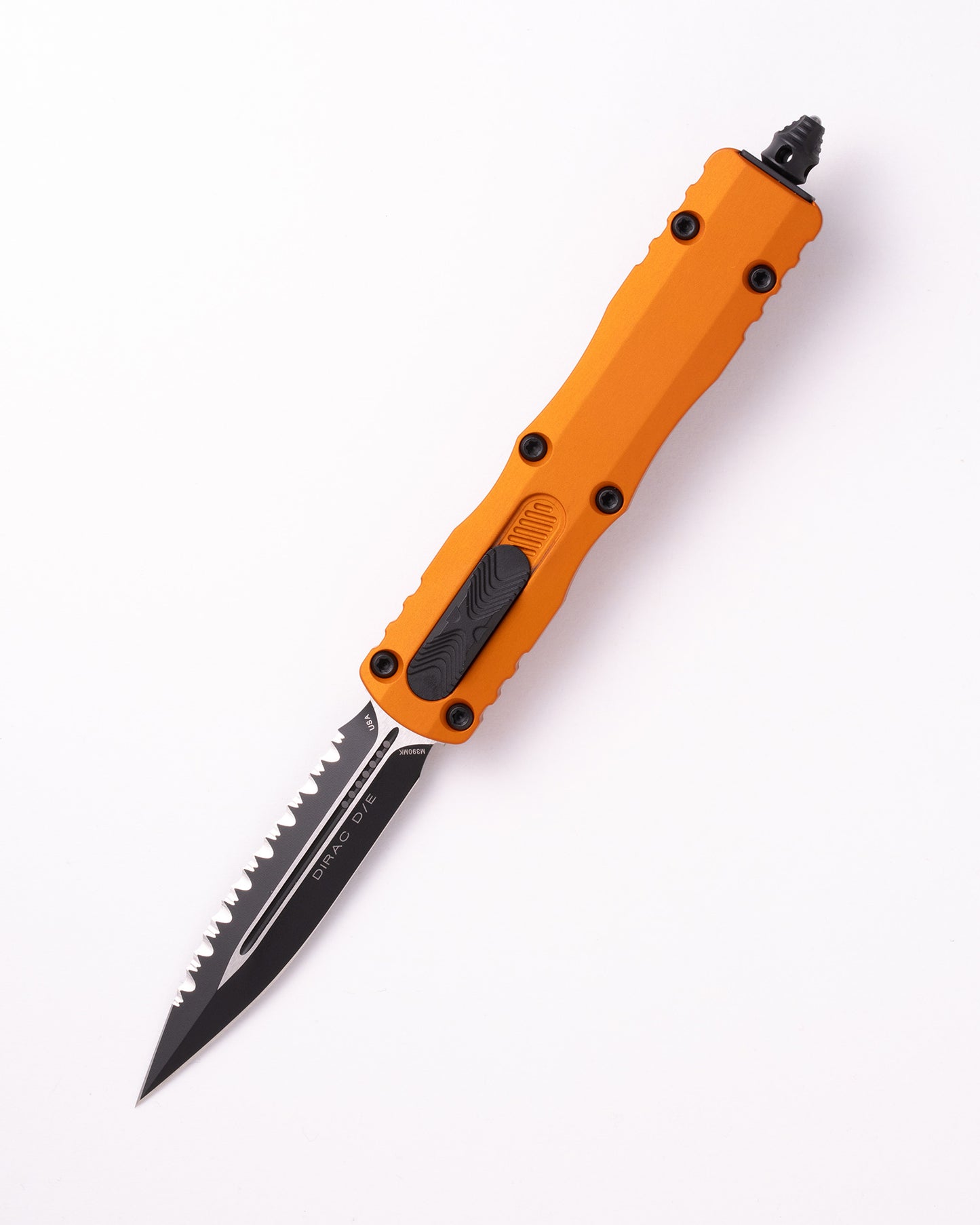 DIRAC D/E BLACK FULL SERRATE ORANGE TANGERINE (225-3OT)