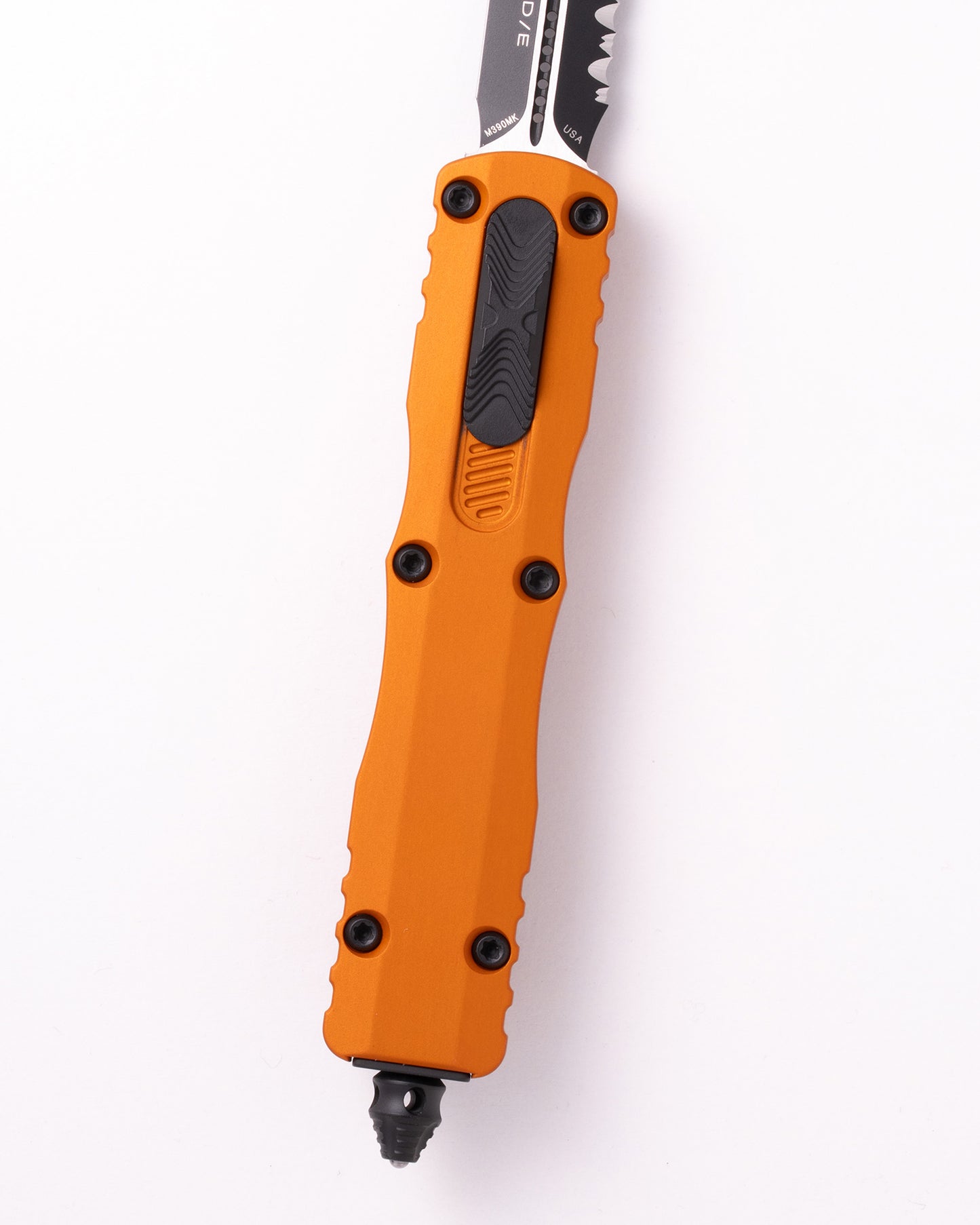 DIRAC D/E BLACK FULL SERRATE ORANGE TANGERINE (225-3OT)