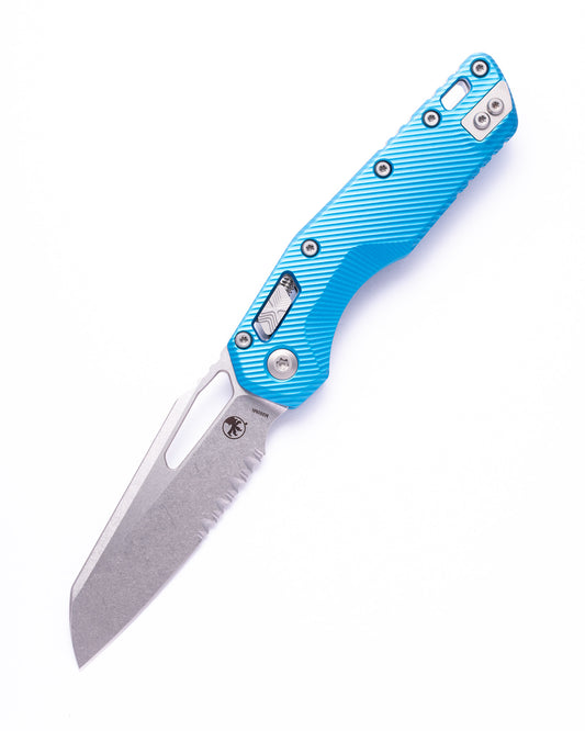 MSI® S/E STONEWASH PART SERRATE FLUTED ALUMINIUM BLUE (210-11FLBL)